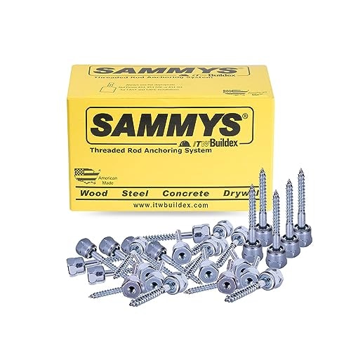 Sammys 3/8-Inch Threaded Rod Anchor Screw 25-Pack: $32.32 Sammys 3/8-Inch Threaded Rod Anchor Screw 25-Pack: $32.32
