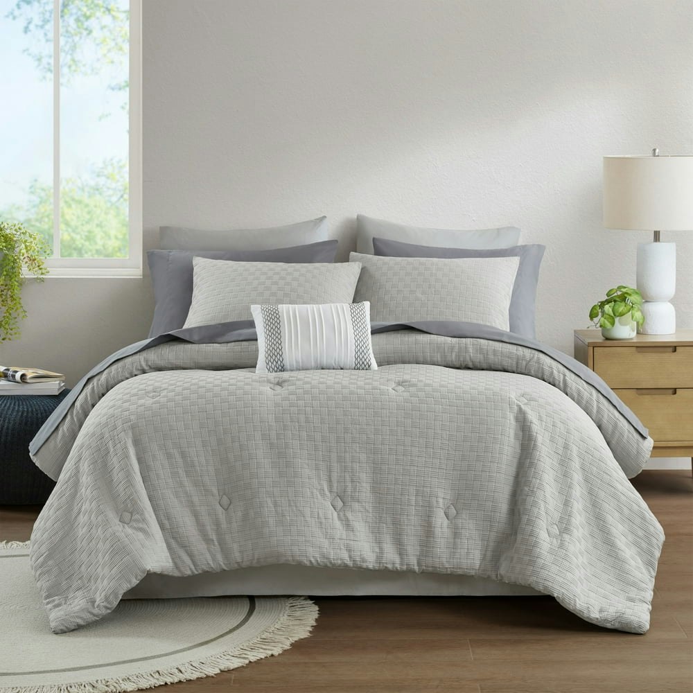 Mainstays Full 11-Piece Bed in a Bag Comforter and Sheet Set: $34 Mainstays Full 11-Piece Bed in a Bag Comforter and Sheet Set: $34