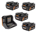 Ridgid 18V Battery Starter Kit Bundle for $171 + free shipping