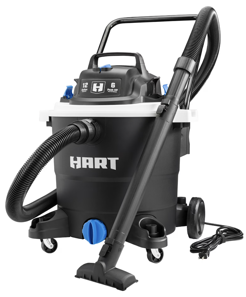 Hart 12-Gallon Wet/Dry Vac: $50 Hart 12-Gallon Wet/Dry Vac: $50