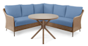 Mainstays Chelsea Outdoor 4-Piece Sectional Dining Set for $297 + free shipping