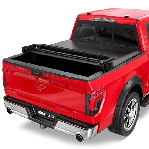 Mostplus 5.5-Foot Quad-Fold Soft Tonneau Cover for Ford F-150: $148.79 Mostplus 5.5-Foot Quad-Fold Soft Tonneau Cover for Ford F-150: $148.79