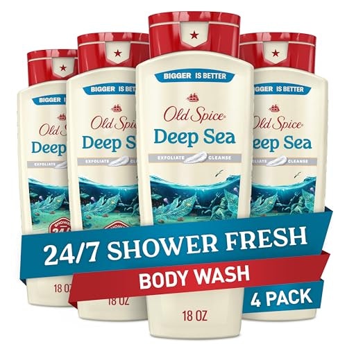 Old Spice Deep Sea Body Wash 18-oz 4-Pack: $29