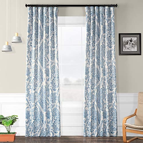 Half Price Drapes 50" x 108" Printed Room Darkening Curtain Panel: $21.76 Half Price Drapes 50" x 108" Printed Room Darkening Curtain Panel: $21.76