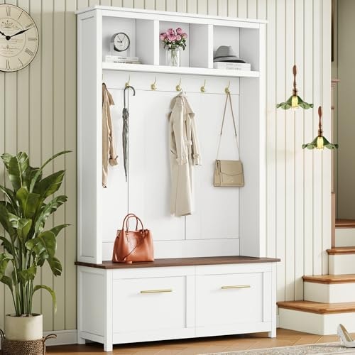 Merax 4-in-1 Storage Hall Tree with Bench: $331.12 Merax 4-in-1 Storage Hall Tree with Bench: $331.12