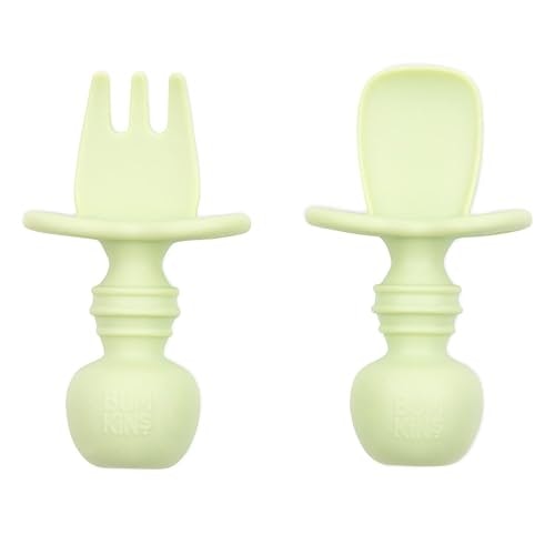 Bumkins Silicone Self-Feeding Chewtensils Set: $9.51 Bumkins Silicone Self-Feeding Chewtensils Set: $9.51