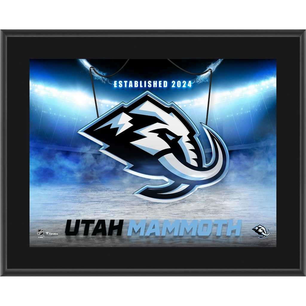 Utah Mammoth 10.5" x 13" Team Logo Sublimated Plaque: $29.99 Utah Mammoth 10.5" x 13" Team Logo Sublimated Plaque: $29.99