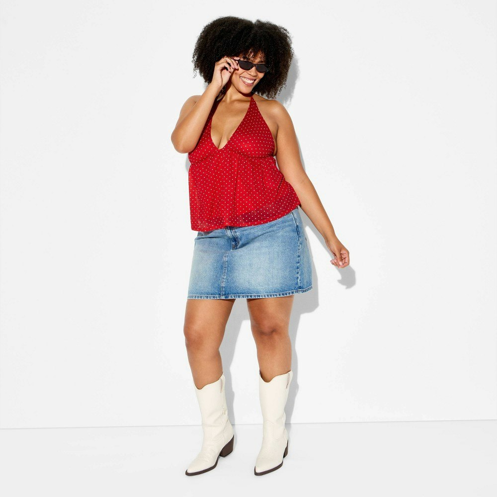 Women's Babydoll Halter Top: $20 Women's Babydoll Halter Top: $20