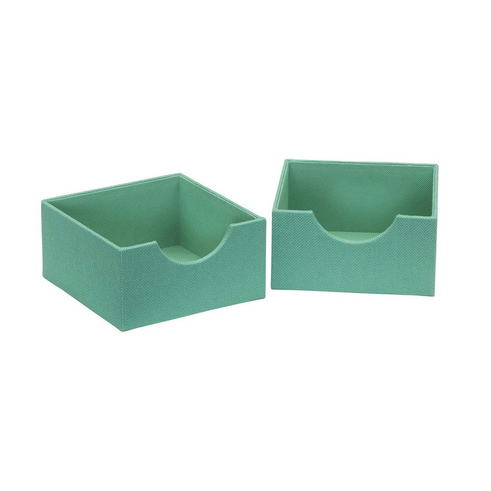 Household Essentials 6x6x3-Inch Square Drawer Trays 2-Pack: $15.99