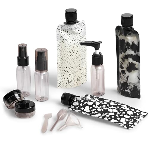 Kitsch 11-Piece Travel Size Toiletry Container Set: $8.99 Kitsch 11-Piece Travel Size Toiletry Container Set: $8.99