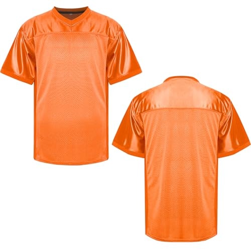 Mesospero Men's Blank Polyester Football Jersey: $15.28 Mesospero Men's Blank Polyester Football Jersey: $15.28