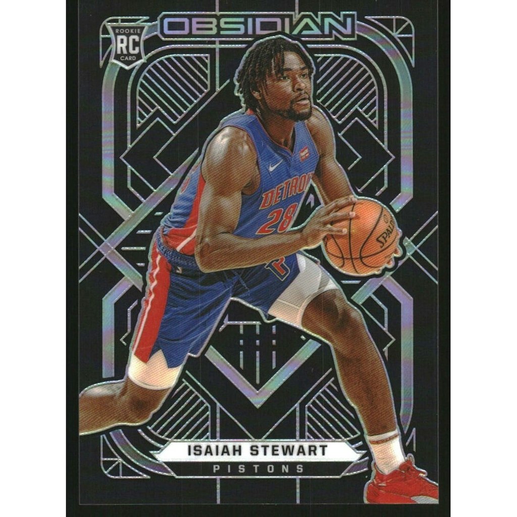 2020-21 Panini Obsidian Isaiah Stewart Rookie Card: $22.50