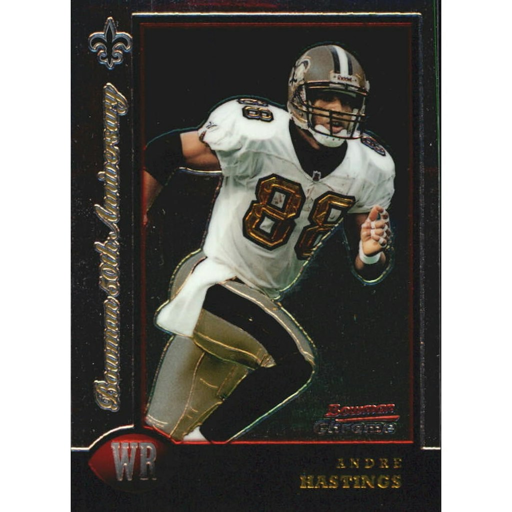 1998 Bowman Chrome Golden Anniversary Andre Hastings Trading Card: $12