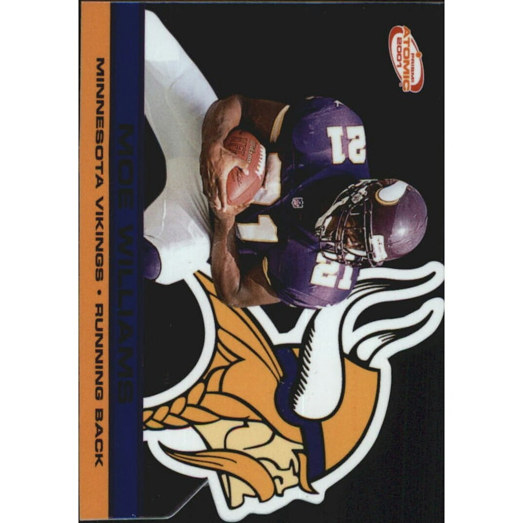 2001 Pacific Prism Atomic Blue Moe Williams Card #81: $12 2001 Pacific Prism Atomic Blue Moe Williams Card #81: $12