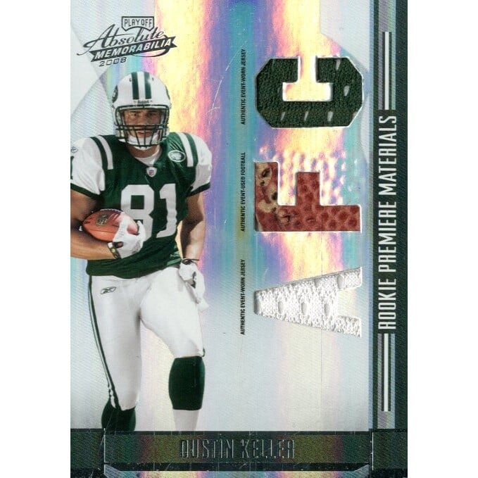2008 Absolute Memorabilia Dustin Keller Rookie Patch Autograph Card: $12