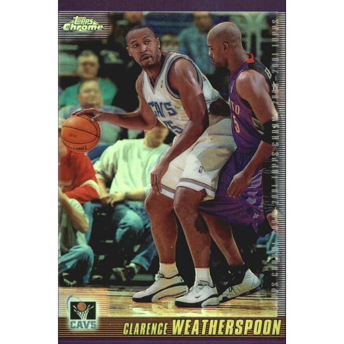 2000-01 Topps Chrome Refractors Clarence Weatherspoon Card #108: $10 2000-01 Topps Chrome Refractors Clarence Weatherspoon Card #108: $10