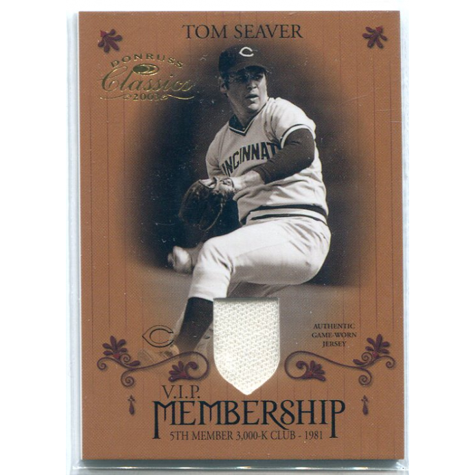 2003 Donruss Classics Tom Seaver Jersey Memorabilia Card #10: $28