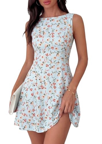 Prettygarden Women's Floral A-Line Mini Dress: $32.79 Prettygarden Women's Floral A-Line Mini Dress: $32.79
