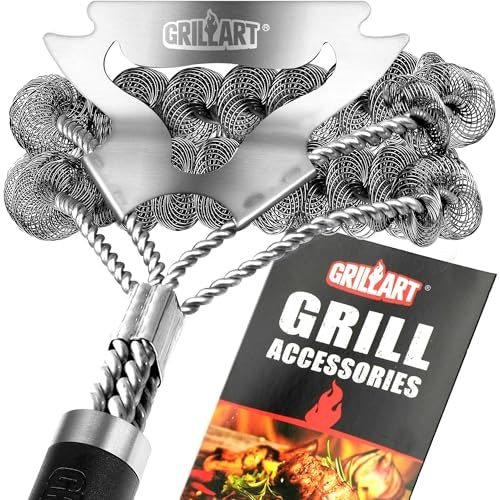 Grillart 18-inch Bristle-Free BBQ Grill Brush: $18.66 Grillart 18-inch Bristle-Free BBQ Grill Brush: $18.66