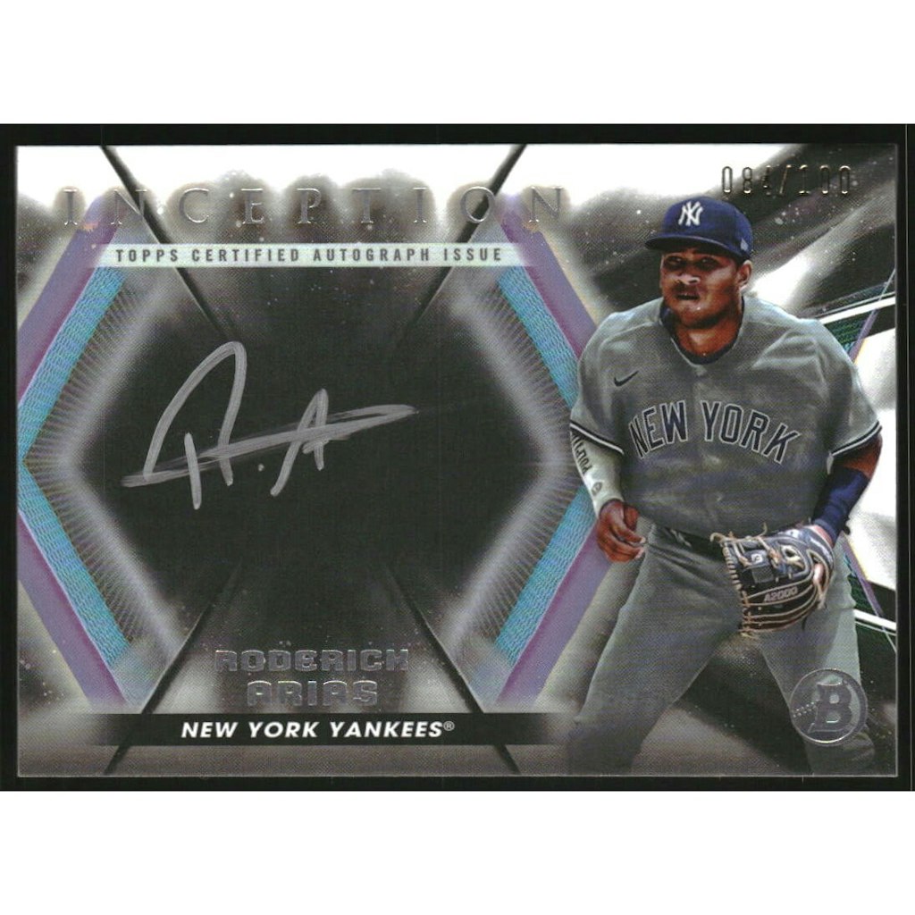 2023 Bowman Inception Silver Signings Roderick Arias Card: $20 2023 Bowman Inception Silver Signings Roderick Arias Card: $20