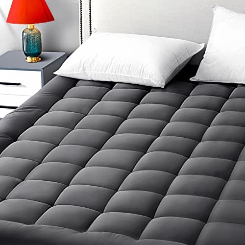 Easeland Queen Cotton Pillow Top Mattress Pad: $42.49 Easeland Queen Cotton Pillow Top Mattress Pad: $42.49