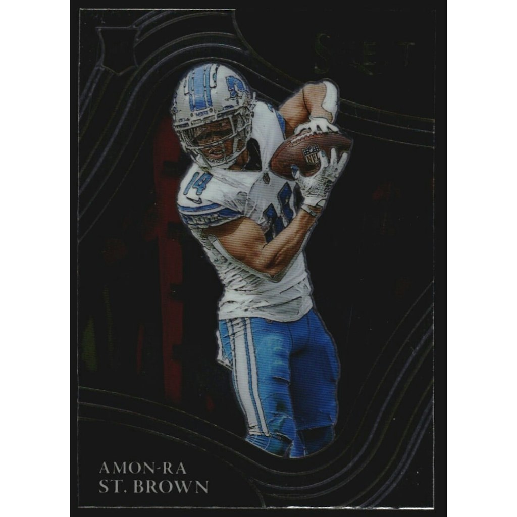 2021 Select Amon-Ra St. Brown Trading Card: $16 2021 Select Amon-Ra St. Brown Trading Card: $16