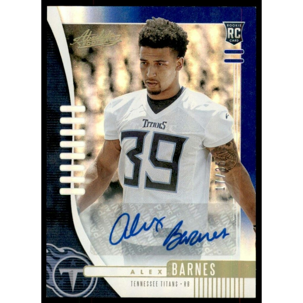 2019 Absolute Signature Rookies Spectrum Blue Alex Barnes #193: $12 2019 Absolute Signature Rookies Spectrum Blue Alex Barnes #193: $12