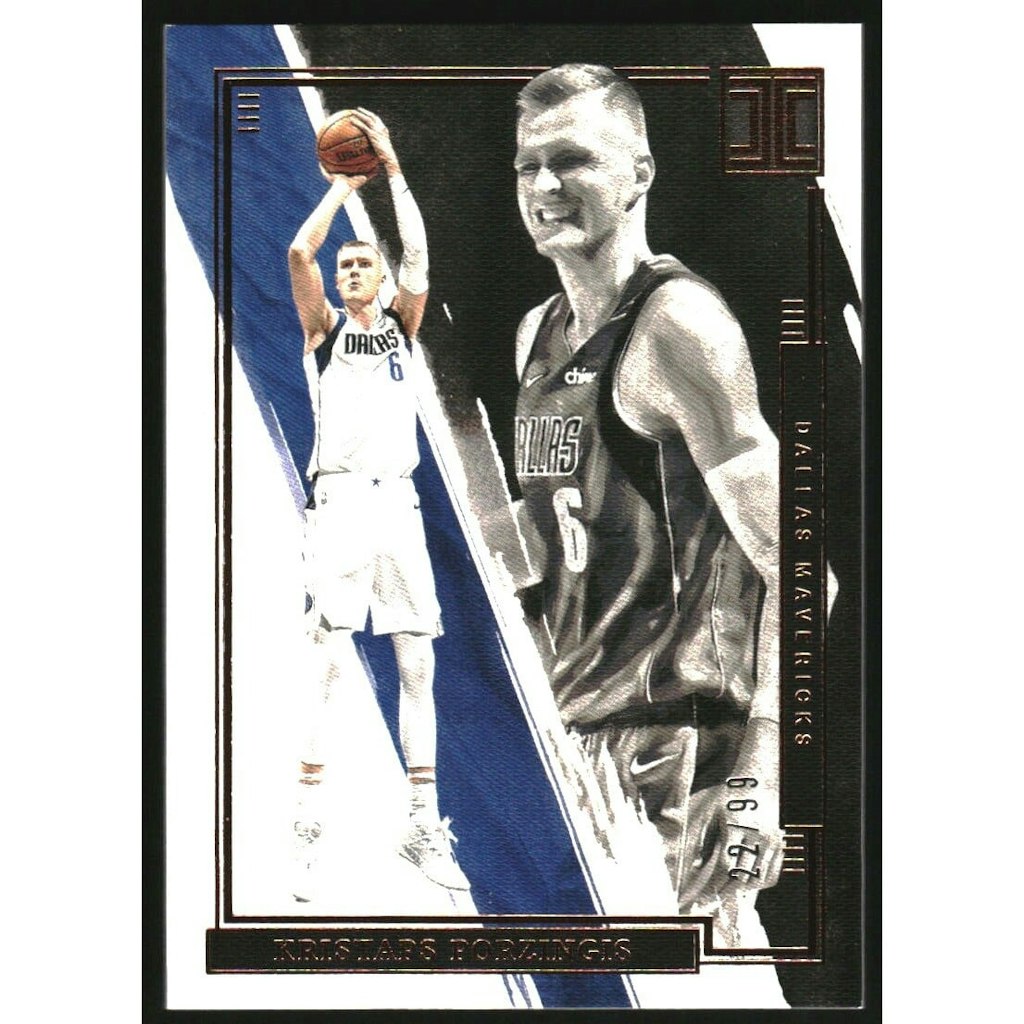 2021-22 Panini Impeccable Kristaps Porzingis Trading Card: $12