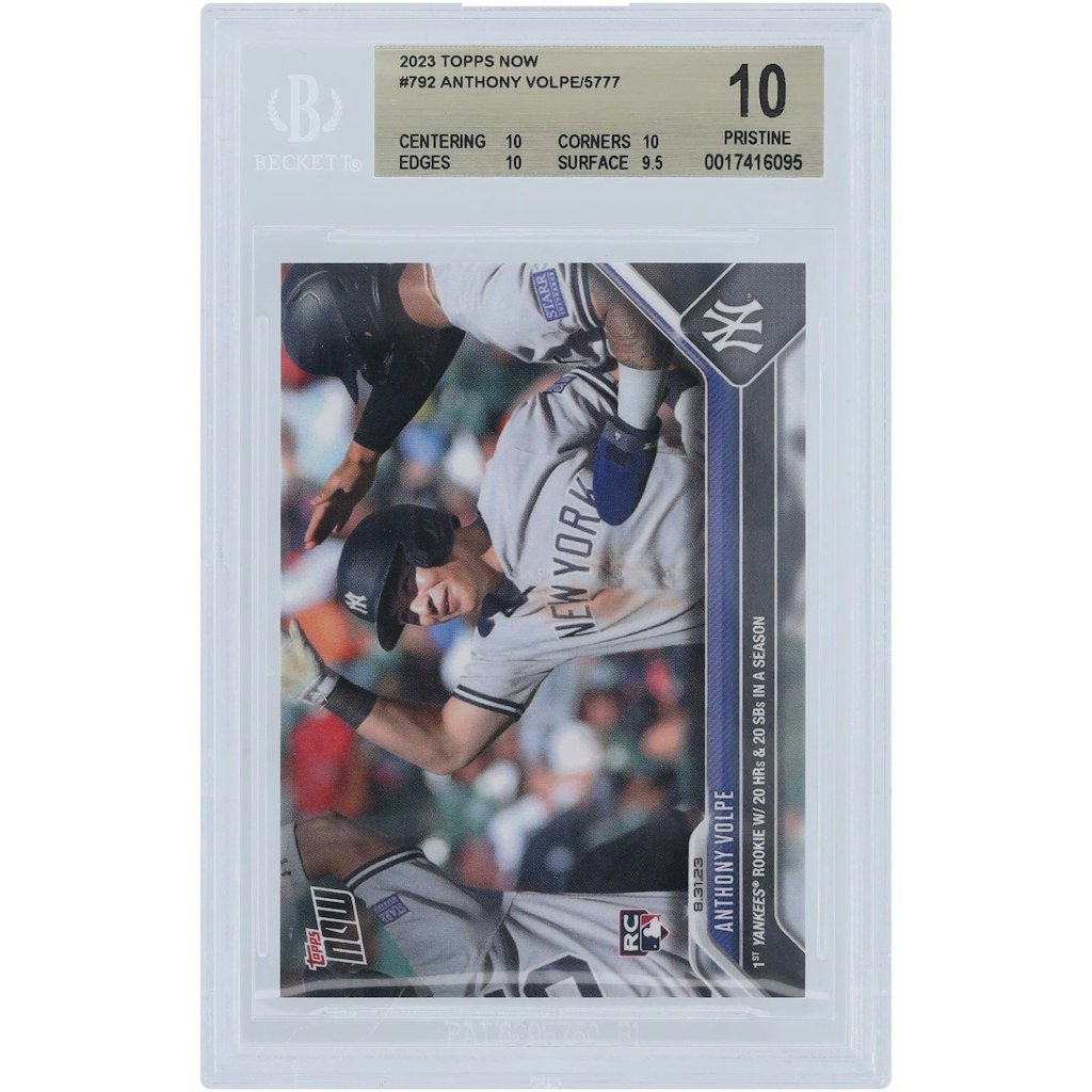 Anthony Volpe New York Yankees 2023 Topps Now #792 Rookie Card BGS 10: $69.99 Anthony Volpe New York Yankees 2023 Topps Now #792 Rookie Card BGS 10: $69.99