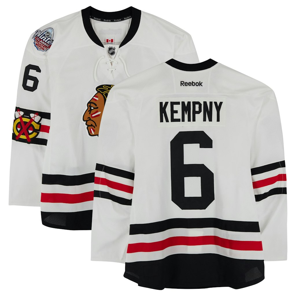 Michal Kempny Chicago Blackhawks Practice-Worn Winter Classic Jersey: $749.99 Michal Kempny Chicago Blackhawks Practice-Worn Winter Classic Jersey: $749.99