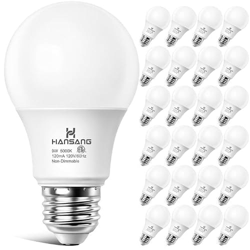Hansang A19 E26 5000K LED Light Bulb 24-Pack: $25.49 Hansang A19 E26 5000K LED Light Bulb 24-Pack: $25.49