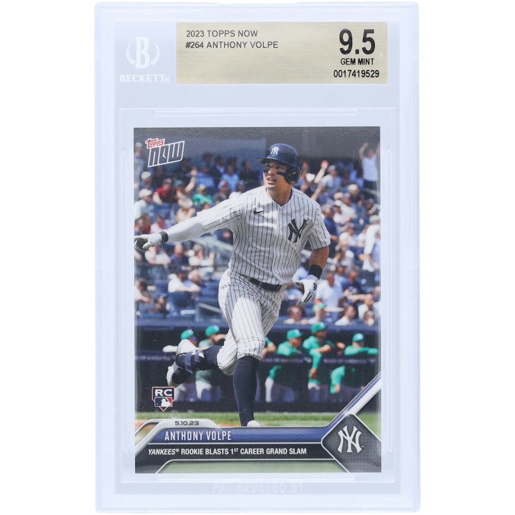 Anthony Volpe 2023 Topps Now New York Yankees Rookie Card BGS 9.5: $49.99 Anthony Volpe 2023 Topps Now New York Yankees Rookie Card BGS 9.5: $49.99