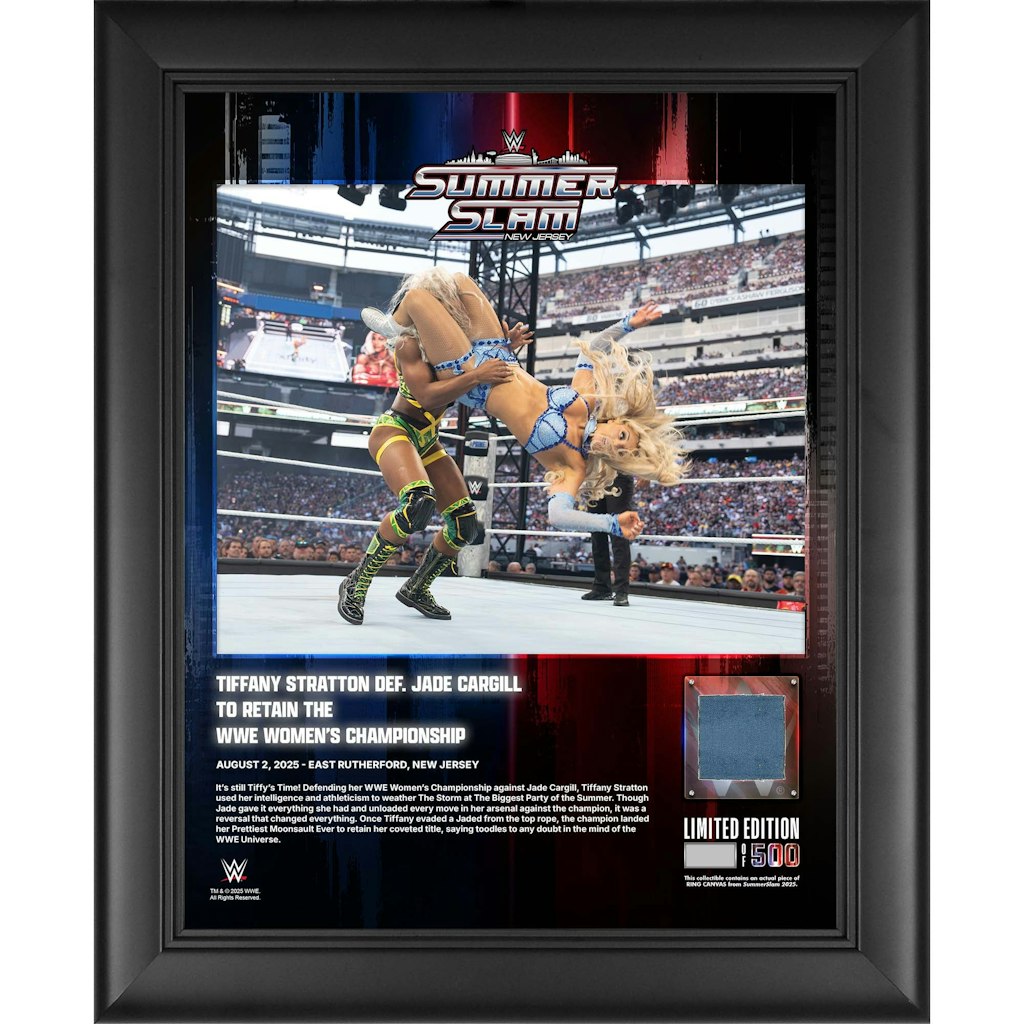 Tiffany Stratton WWE 13" x 16" 2025 SummerSlam Night 1 Collage: $69.99 Tiffany Stratton WWE 13" x 16" 2025 SummerSlam Night 1 Collage: $69.99