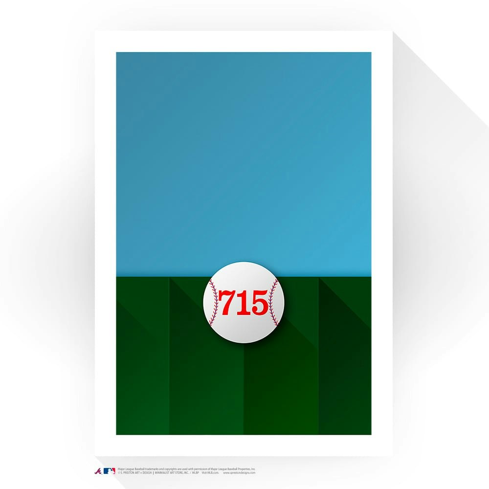 Atlanta Braves Turner Field Minimalist Giclee Print: $59.99 Atlanta Braves Turner Field Minimalist Giclee Print: $59.99