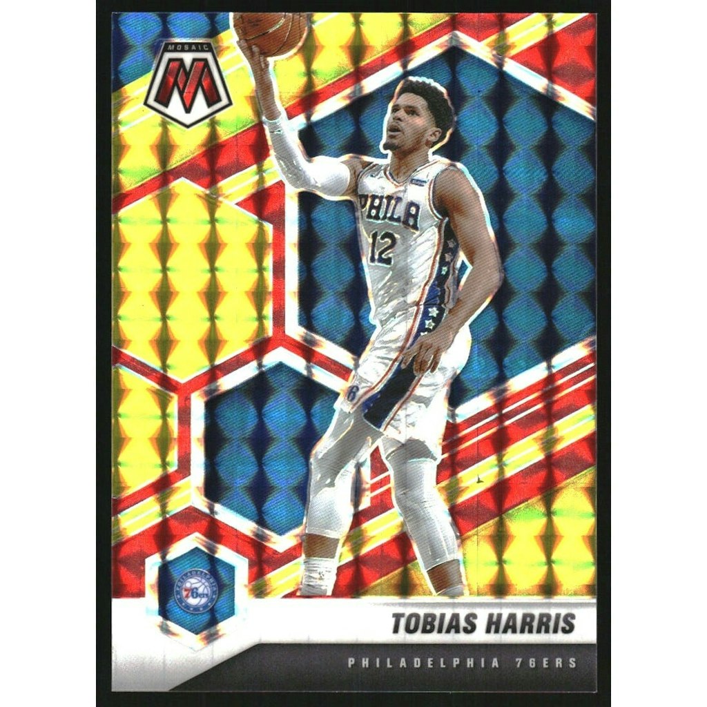 2020-21 Panini Mosaic Choice Fusion Red and Yellow Tobias Harris #159 Card: $10.80 2020-21 Panini Mosaic Choice Fusion Red and Yellow Tobias Harris #159 Card: $10.80