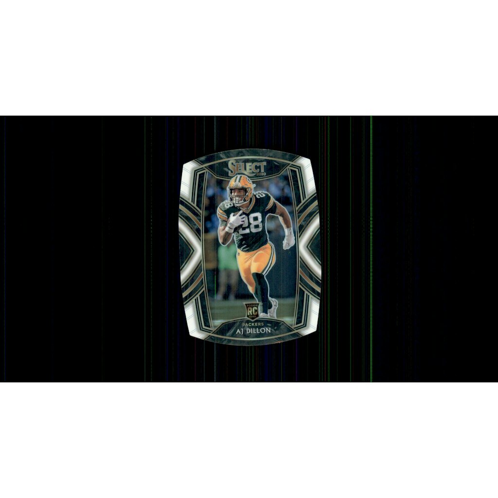 2020 Select Prizm A.J. Dillon White Die-Cut #265 Trading Card: $13.50 2020 Select Prizm A.J. Dillon White Die-Cut #265 Trading Card: $13.50