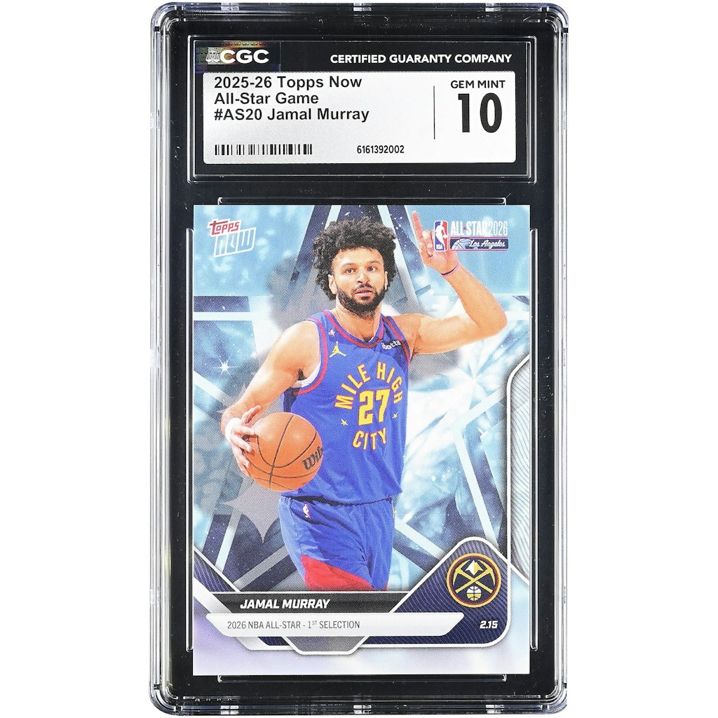 Jamal Murray 2025-26 Topps Now All-Star Game #AS20 CGC 10 Authenticated Card: $69.99 Jamal Murray 2025-26 Topps Now All-Star Game #AS20 CGC 10 Authenticated Card: $69.99