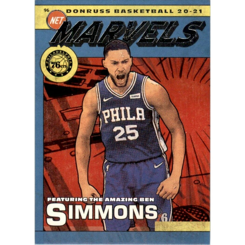 2020-21 Donruss Net Marvels Ben Simmons Card: $10.50 2020-21 Donruss Net Marvels Ben Simmons Card: $10.50
