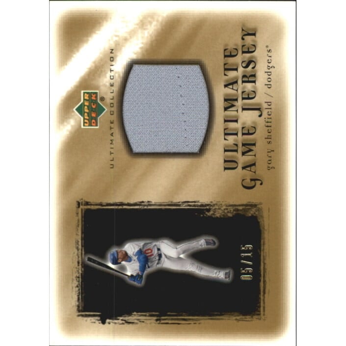 Gary Sheffield 2001 Ultimate Collection Gold Game Jersey: $27 Gary Sheffield 2001 Ultimate Collection Gold Game Jersey: $27