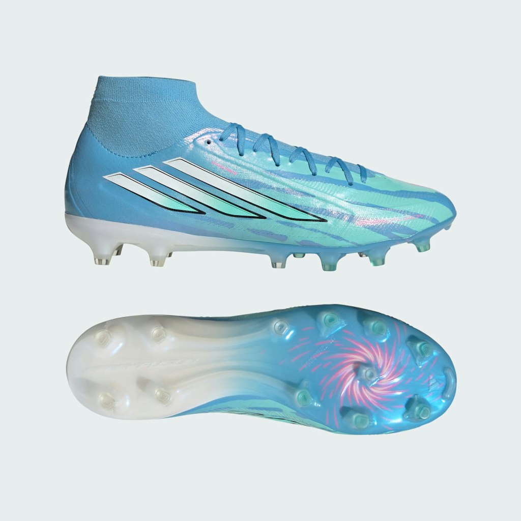 F50 Sparkfusion Pro Mid Cut Firm Ground Artificial Grass Soccer Cleats: $170 F50 Sparkfusion Pro Mid Cut Firm Ground Artificial Grass Soccer Cleats: $170