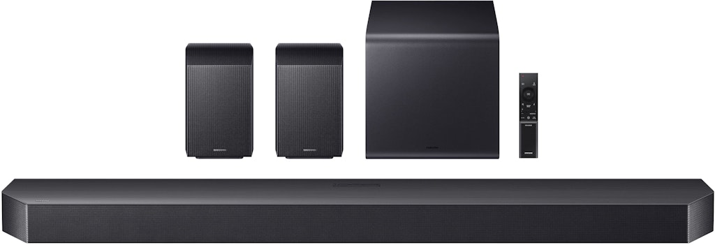 Samsung Q-Series HW-Q990F 11.1.4-Channel Soundbar System: $1,599.99 Samsung Q-Series HW-Q990F 11.1.4-Channel Soundbar System: $1,599.99
