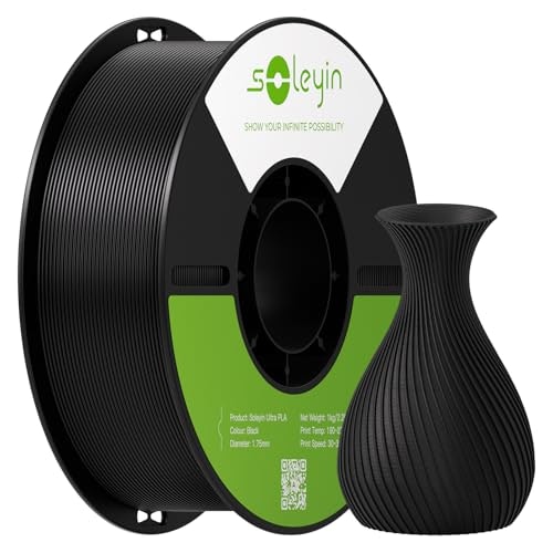 Soleyin 1.75mm PLA 3D Printer Filament 1kg Spool: $11.98