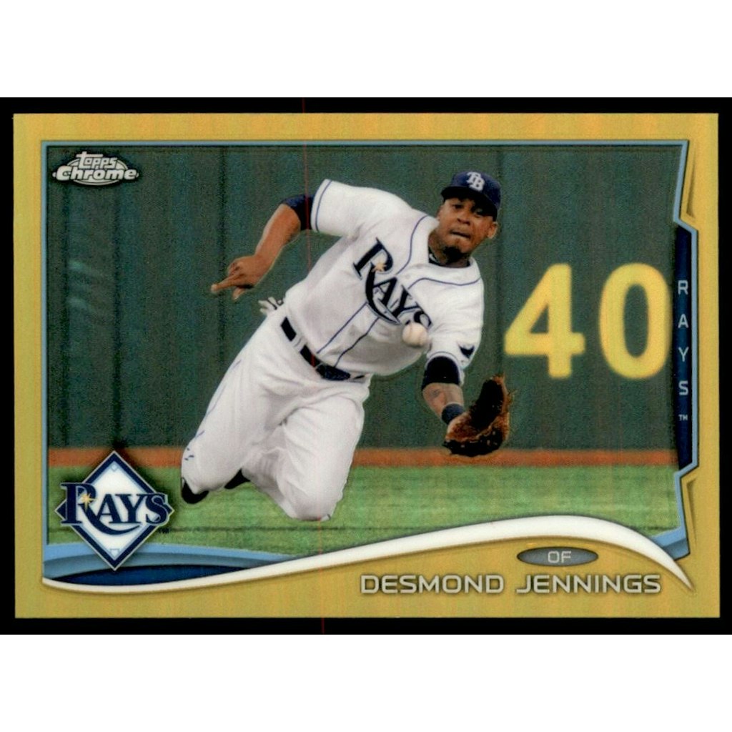 2014 Topps Chrome Gold Refractor Desmond Jennings #131: $10.80 2014 Topps Chrome Gold Refractor Desmond Jennings #131: $10.80
