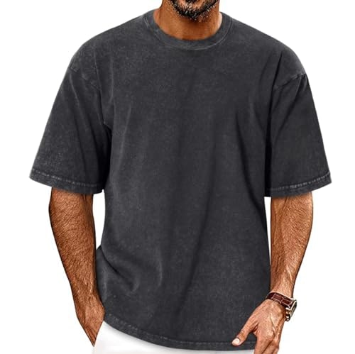 Men's Vintage Washed Oversized T-Shirt: $12.34 Men's Vintage Washed Oversized T-Shirt: $12.34