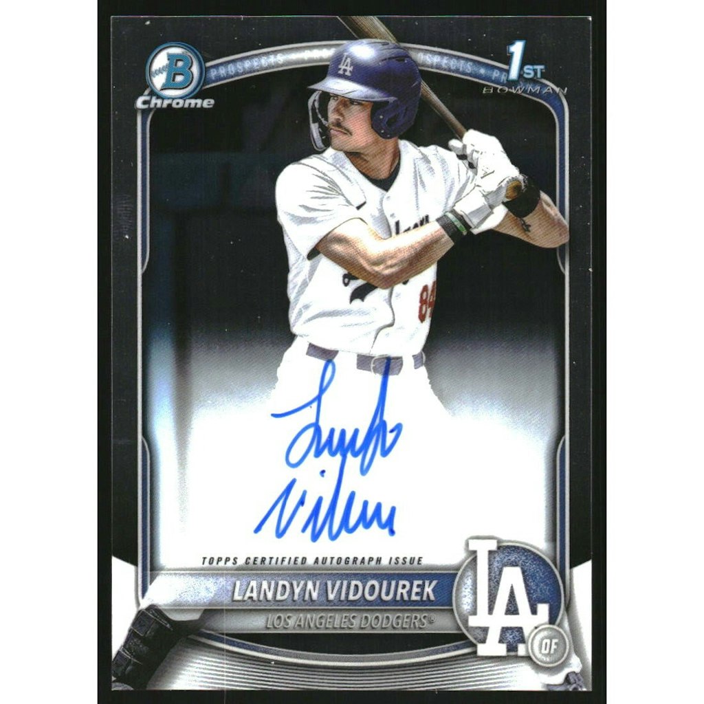 2025 Bowman Chrome Draft Landyn Vidourek Autograph Card: $16 2025 Bowman Chrome Draft Landyn Vidourek Autograph Card: $16