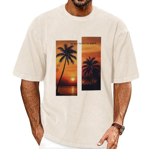 Men's Oversized Washed T-Shirt: $14.24 Men's Oversized Washed T-Shirt: $14.24