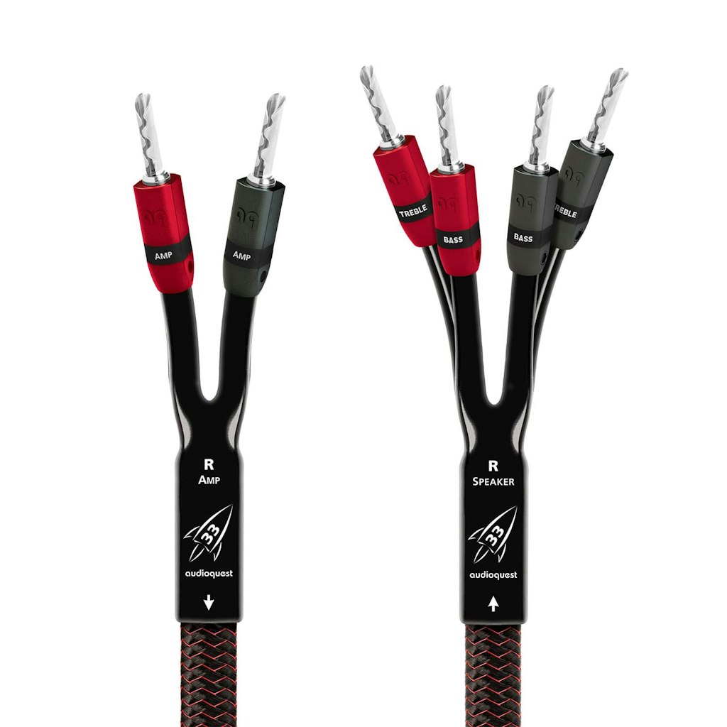 AudioQuest Rocket 33 10-Foot Speaker Cable 2-Pack: $484.98 AudioQuest Rocket 33 10-Foot Speaker Cable 2-Pack: $484.98