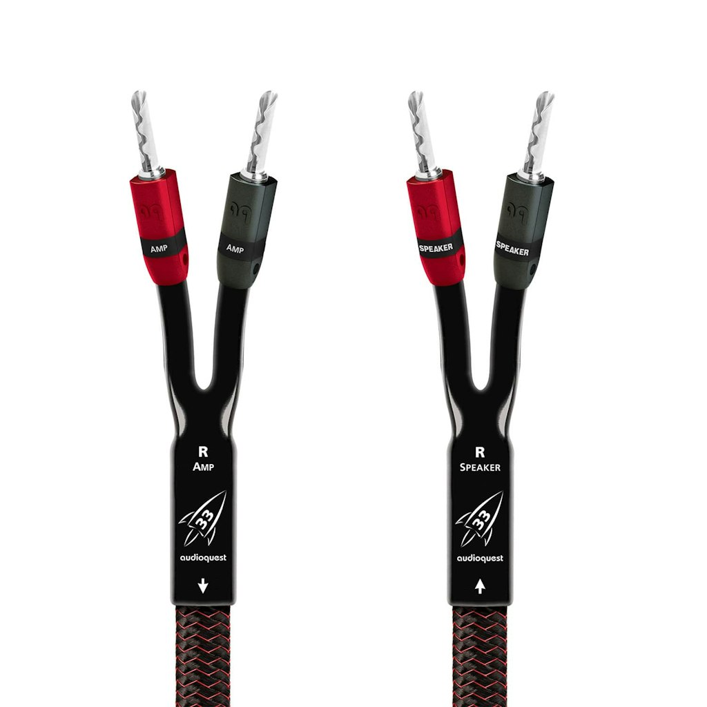 AudioQuest Rocket 33 10-Foot Speaker Cable 2-Pack: $434.98 AudioQuest Rocket 33 10-Foot Speaker Cable 2-Pack: $434.98