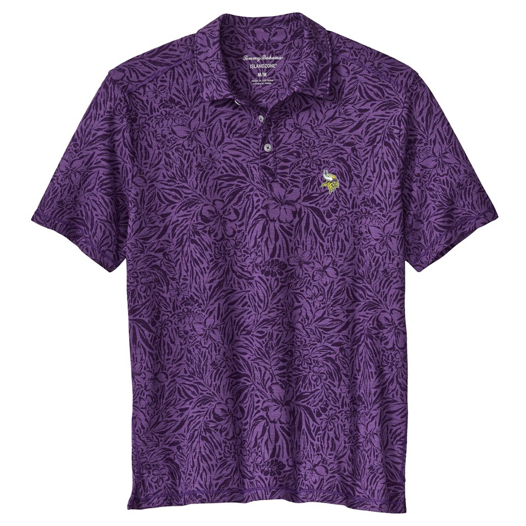 Tommy Bahama Minnesota Vikings IslandZone Tri-Blend Polo: $119.99 Tommy Bahama Minnesota Vikings IslandZone Tri-Blend Polo: $119.99
