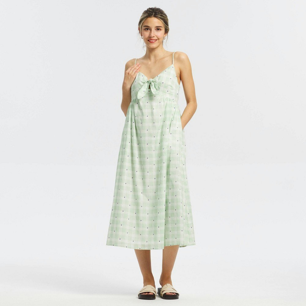 Universal Thread Women's Tie-Front Floral Midi Dress: $45